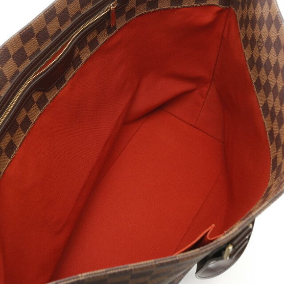 Louis Vuitton Leather Bag Cavallo brown Damier Tote - Picture 3 of 7